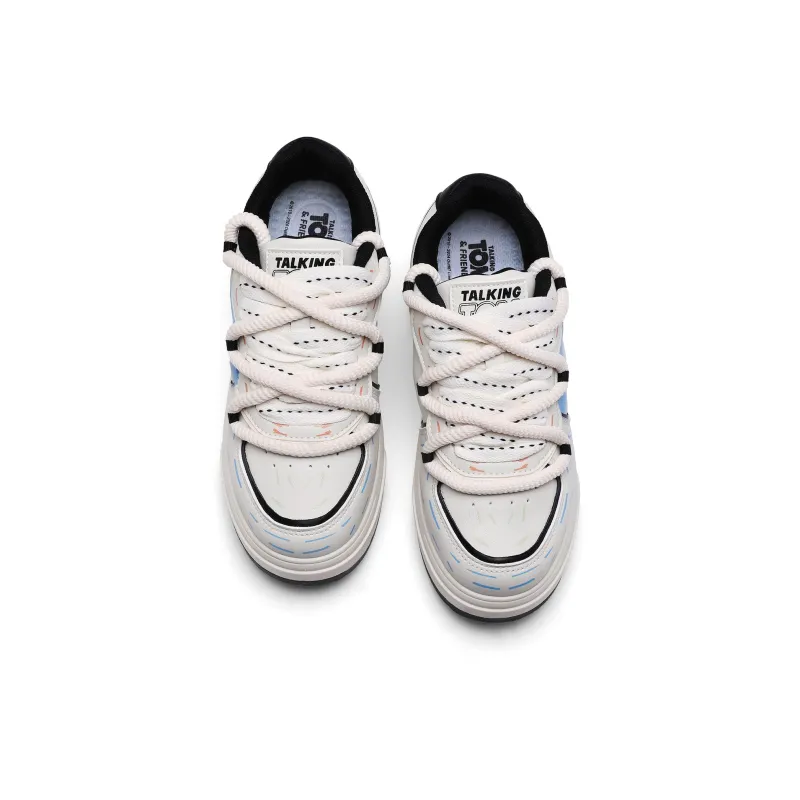 TALKING TOM Slip-Resistant Cushioning Wear-Resistant Low-Top Skateboard Shoes Unisex-18