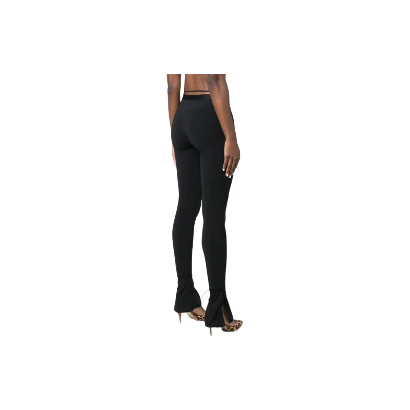 Nensi Dojaka Split hem Flared Leggings-1