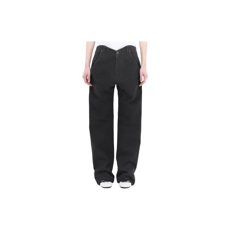 WE11DONE FW24 Jeans Women's Black-2
