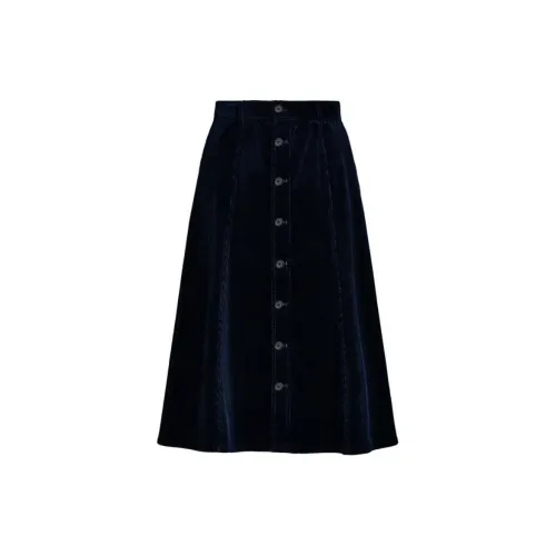 Polo Ralph Lauren Corduroy A-Line Midi Skirt