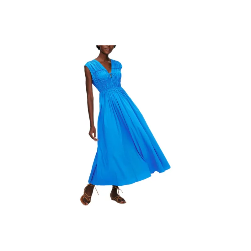 DVF Diane Von Furstenberg Gillian Poplin Maxi Dress-4