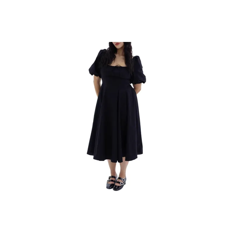 Selkie Collection SS24 Short Sleeved Dresses Women's Black-5