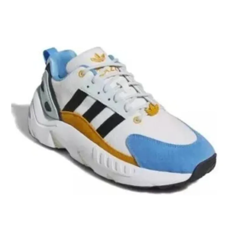 Zx 22 Adidas Originals Boost 'White Pulse Blue Gold'-2