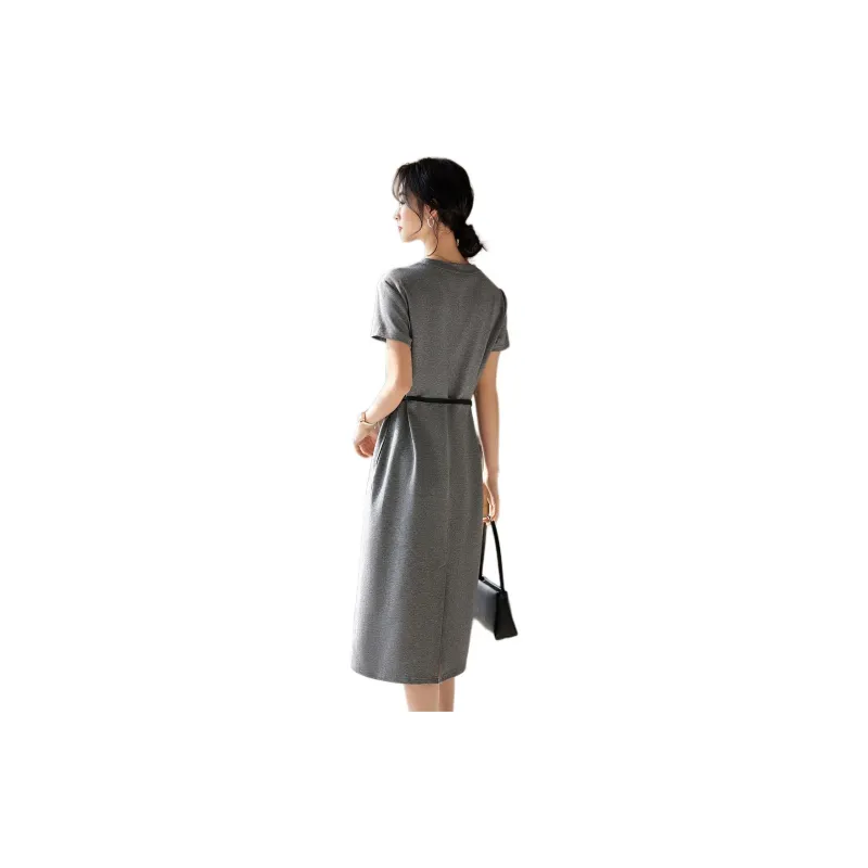 XWI Short Sleeved Dress Women's Dark Gray-2