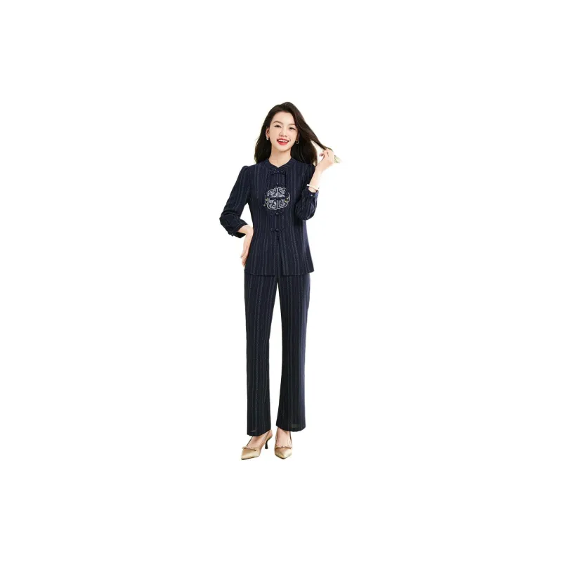 Mylan Casual Suit Women's Navy Blue-1