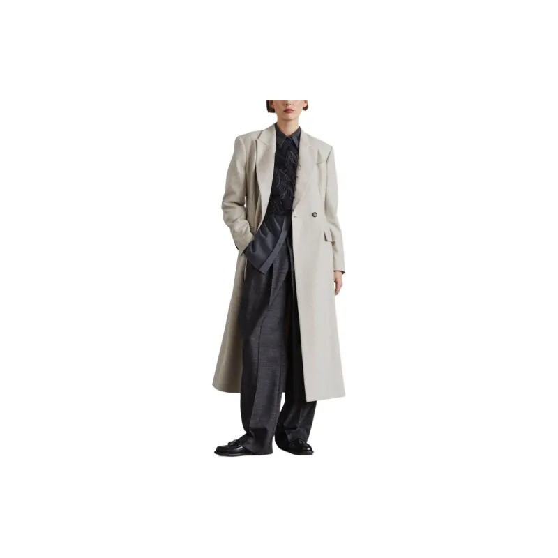 Brunello Cucinelli Long Wool Coat-1