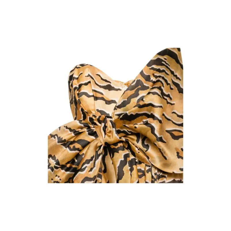 Zimmermann SS24 Sleeveless Dress Women's Camel Brown-5