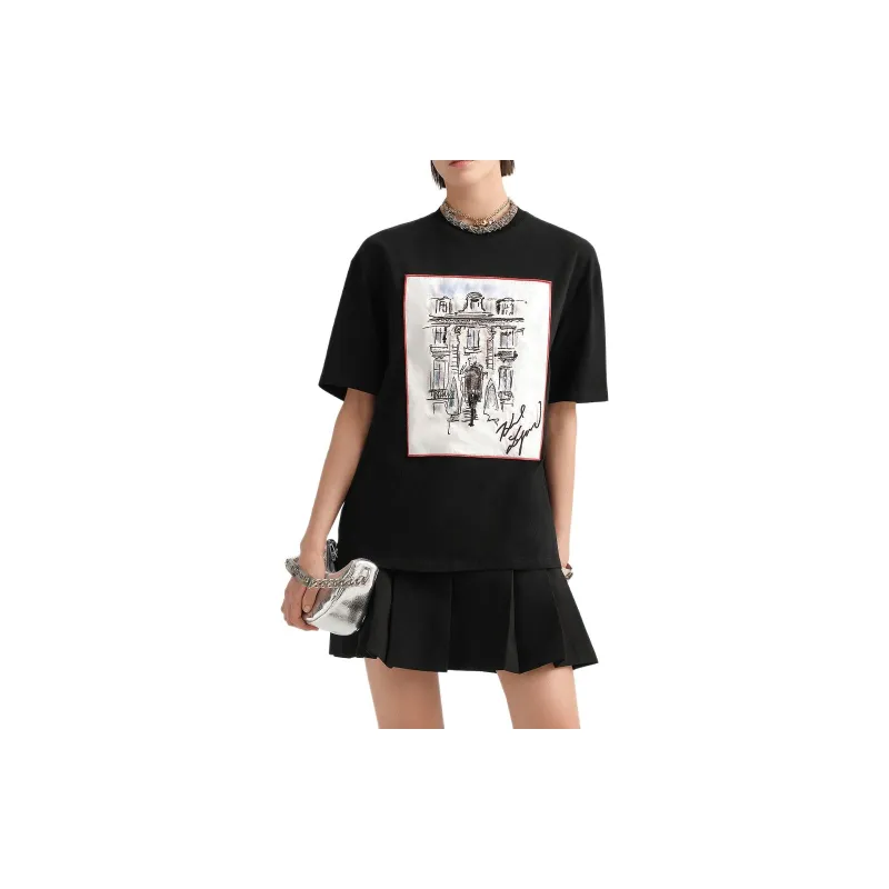 KARL LAGERFELD T Shirt Women's Black-1