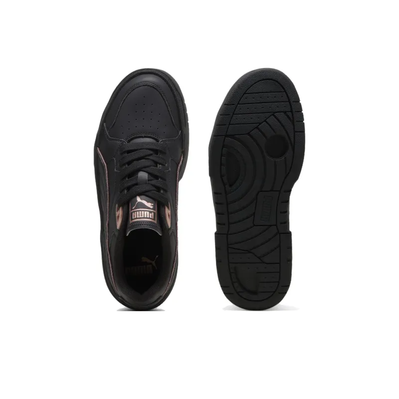 PUMA California Fries Anti Slip Wear Resistant Low Top Skateboard Shoes Women's Black-3