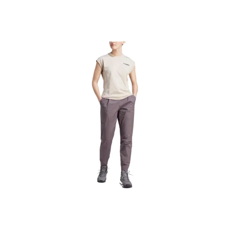 Adidas TERREX XPLORIC TRACKSUIT BOTTOMS Athletic Trousers Women's Charcoal Gray-1