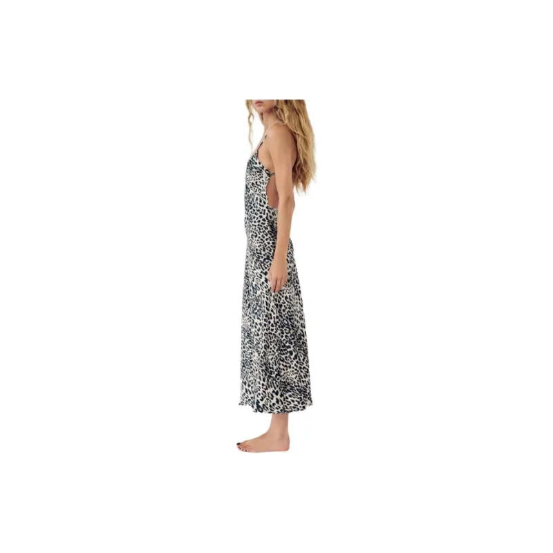 ZARA Trf Slip Dresses Women's White/Black-3