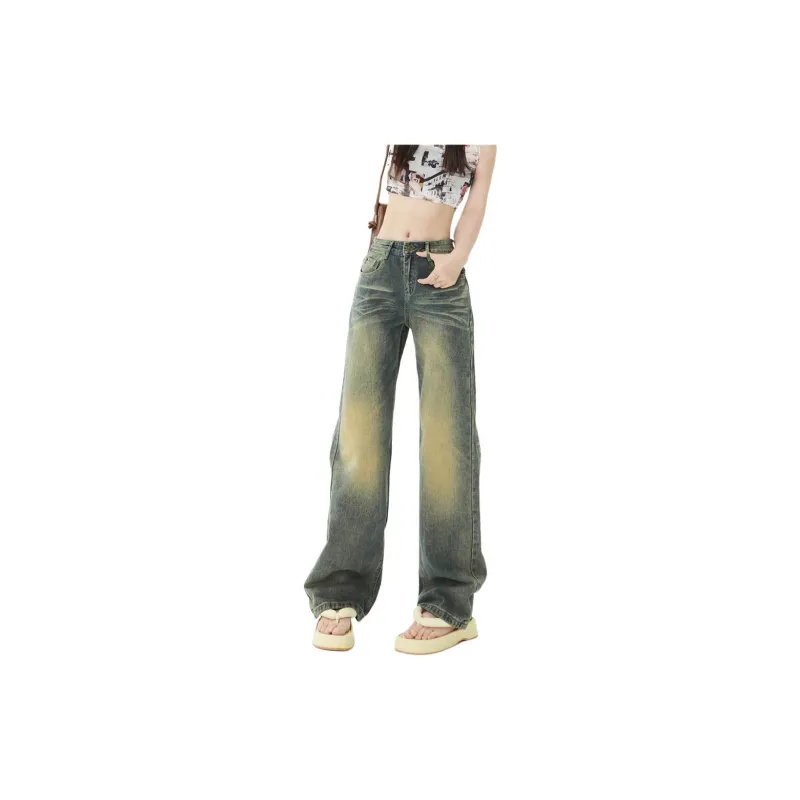 SONGS ALONG Jeans Women's Vintage-3