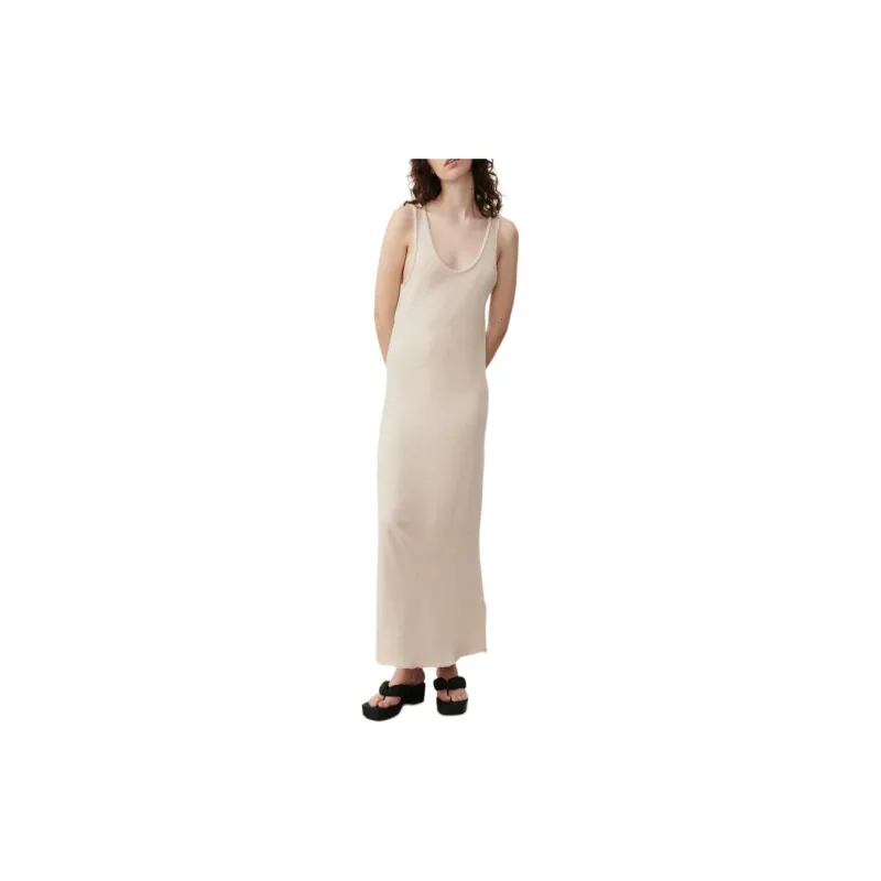 AMERICAN VINTAGE A.M FW24 ROBE FEMME SONOMA Sleeveless Dress Women's Vintage Beige-2