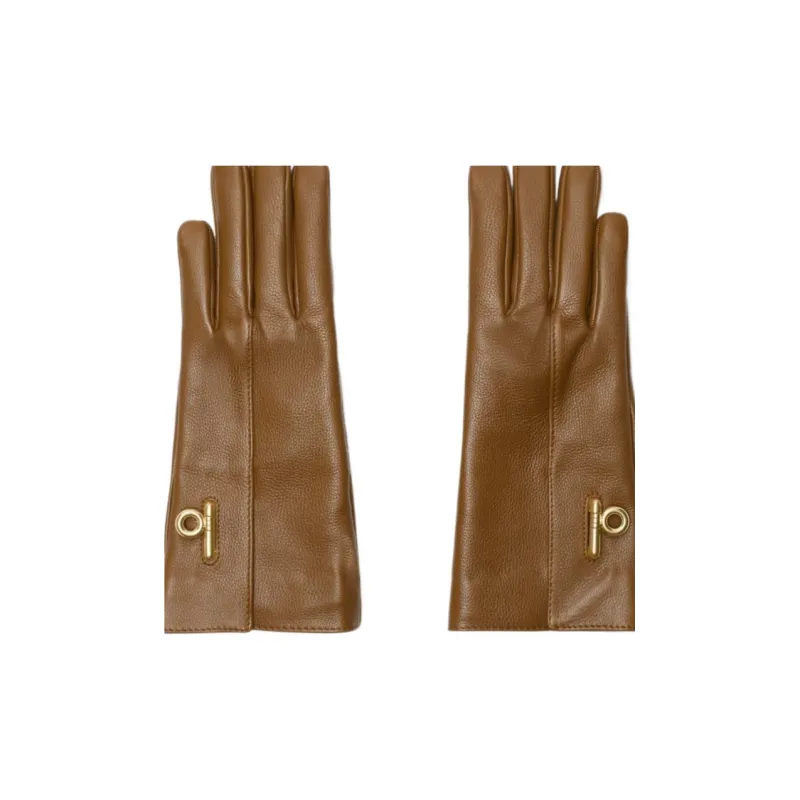 Burberry Leather Gloves-2