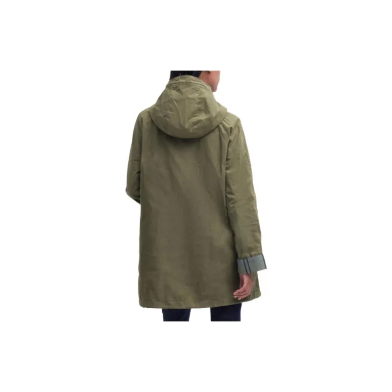 BARBOUR Keldy Showerproof Parka Jacket Jackets Coats Women's Green-3