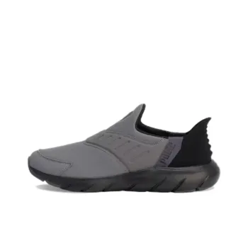 PUMA Wear resistant And Waterproof Low Top Running Shoes Unisex Black Gray