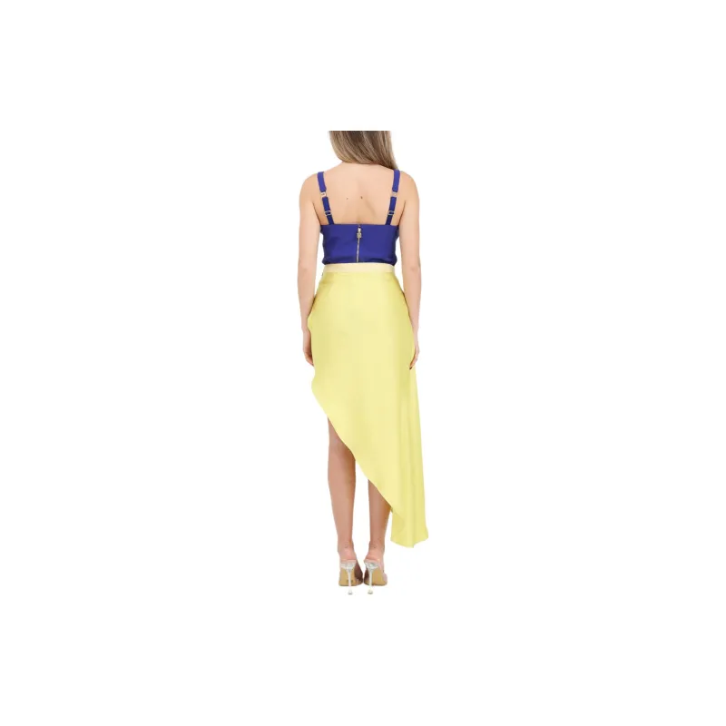 Elisabetta Franchi Draped Crepe Mini Skirt-2