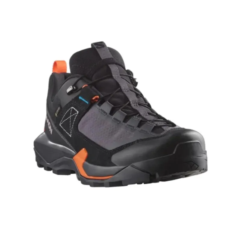 SALOMON Gore Te Anti Slip Wear Resistant Low Top Trekking Shoes Women's Black Orange-2