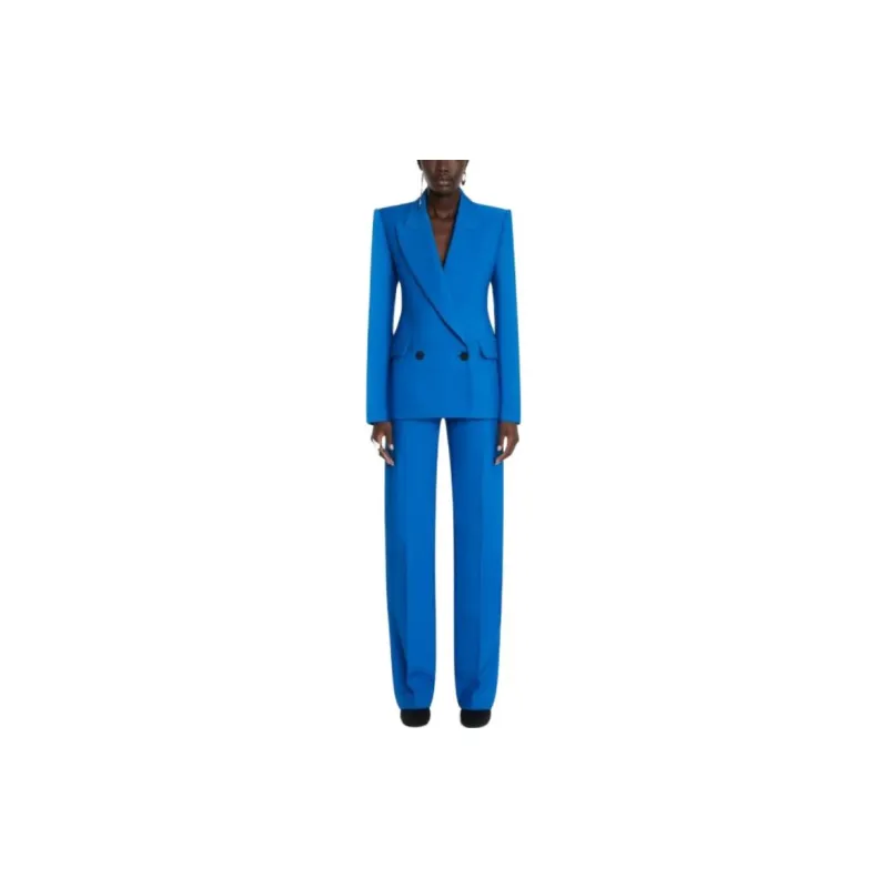 Alexander McQueen Double Breasted Long Sleeved Blazer-1