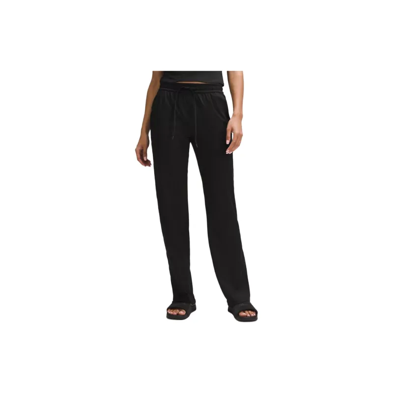 Lululemon Knitted Sports Pants Women's Gray White-14