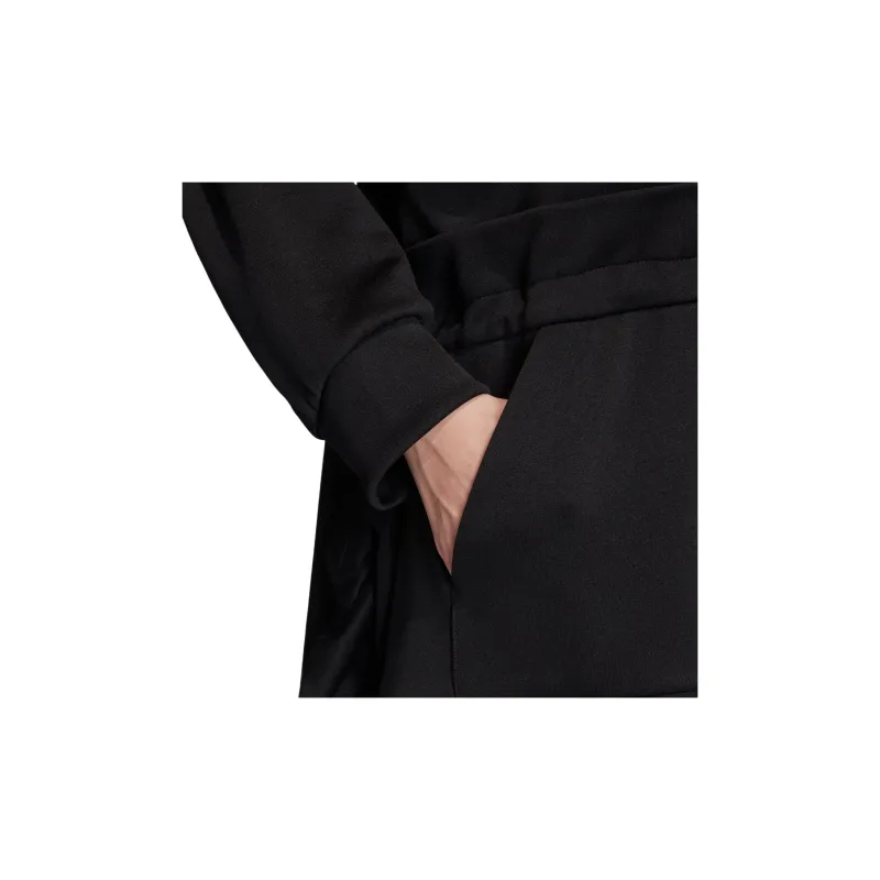 Adidas Hoodie Sweatshirt Women's Black-5