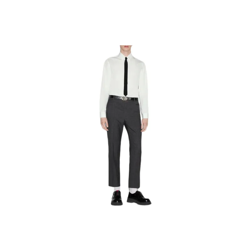 GUCCI Poplin Cotton Shirt-1