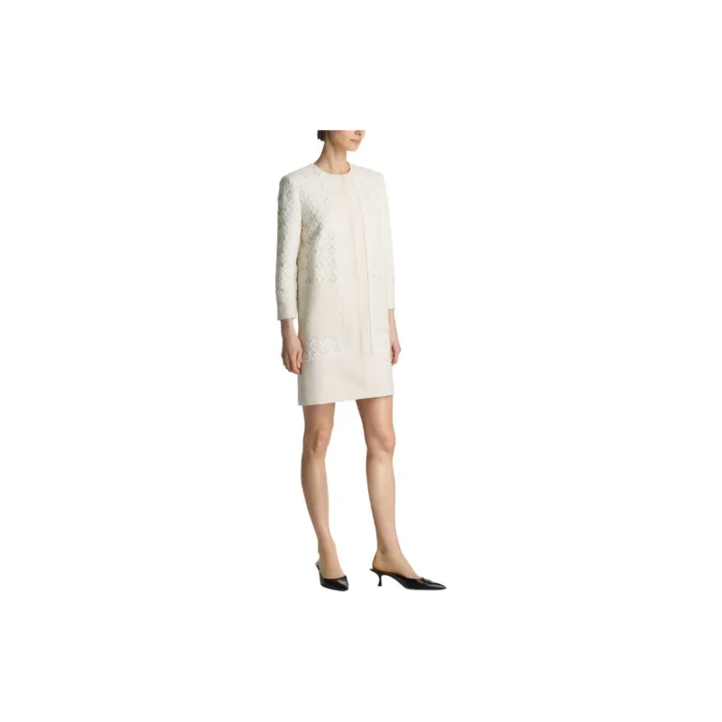 St. John Guipure Cotton-blend Lace Jacket-2