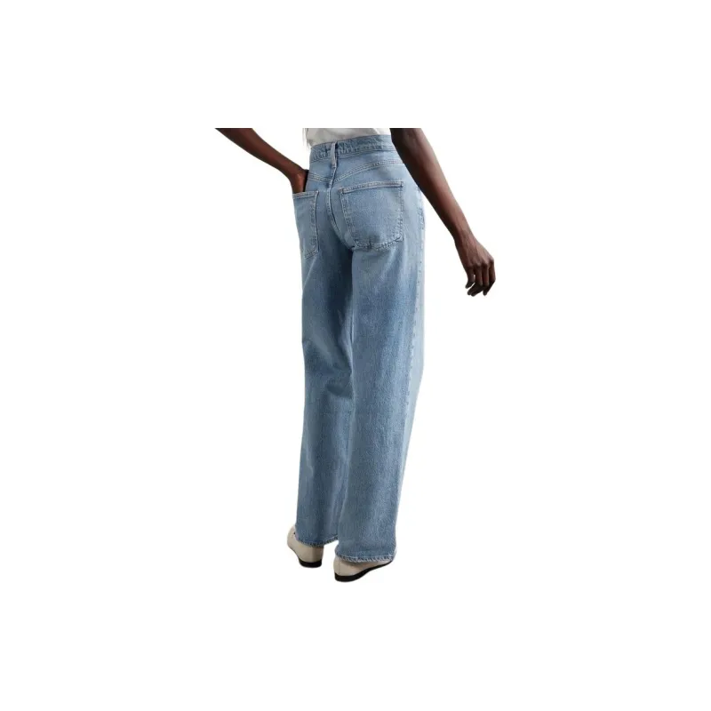 AGOLDE Harper Mid-rise Straight-leg Jeans-2