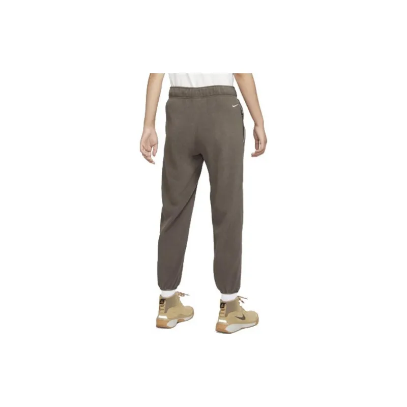 Nike ACG Knitted Sports Pants Women's Iron Stone Color-4