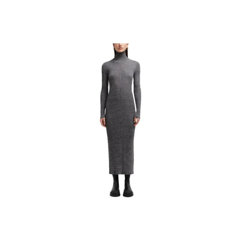 Moncler Polo Neck Midi Dress-1
