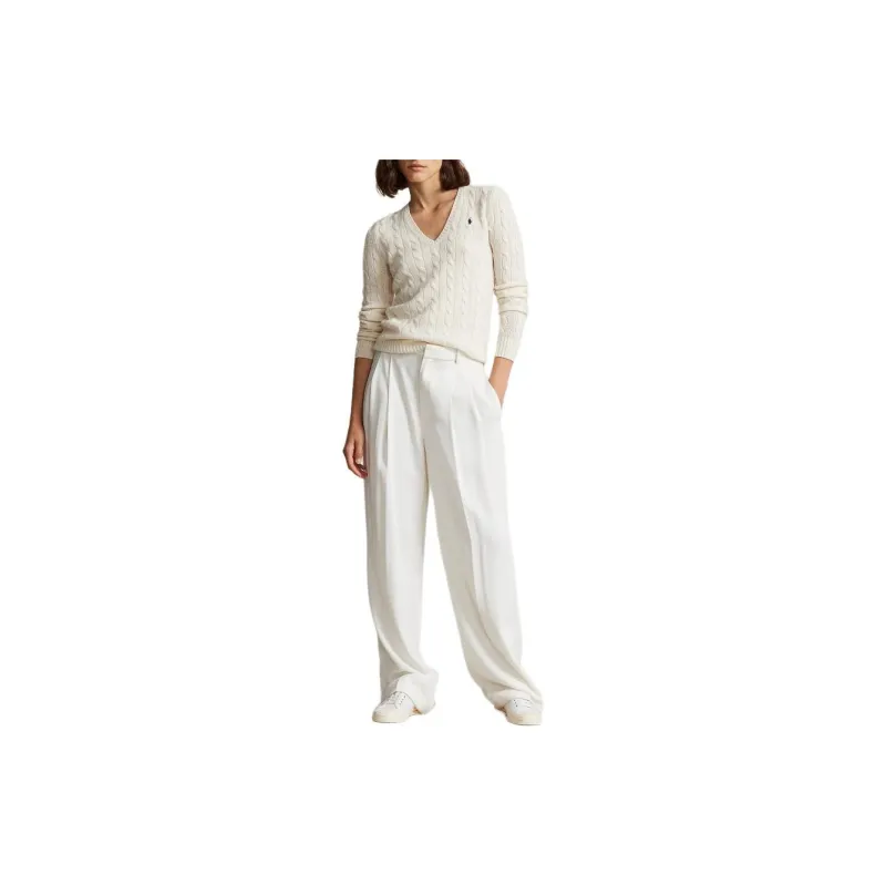Polo Ralph Lauren Qixi Festival Collection FW24 Sweater Women's Beige Yellow-1