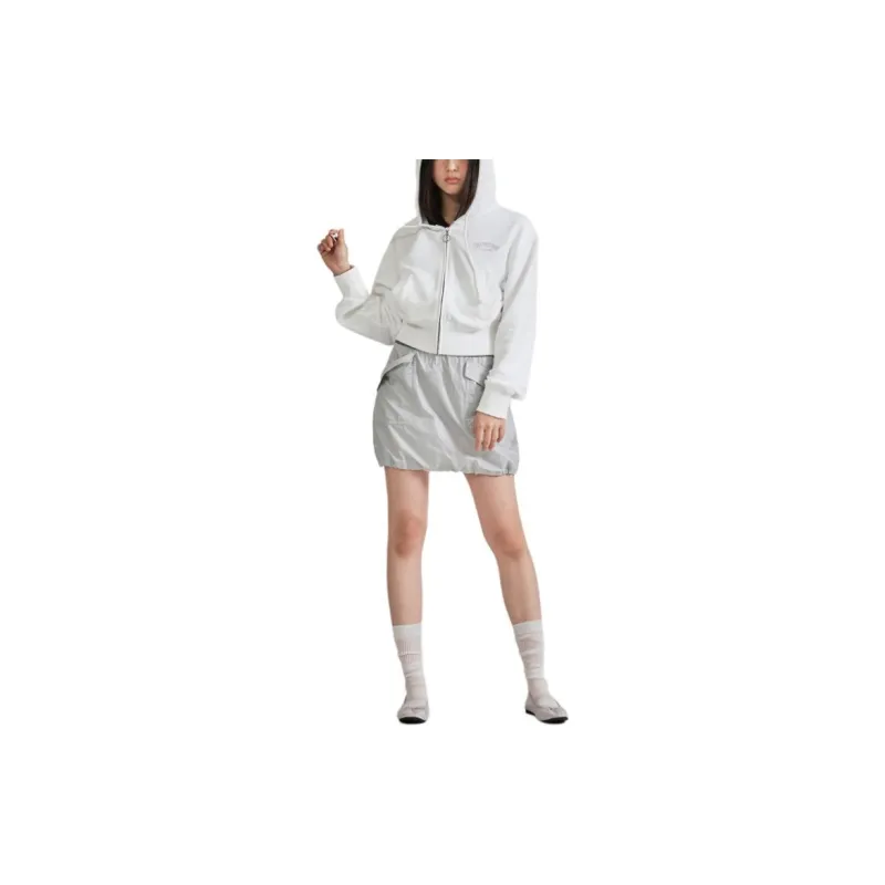 COVERNAT SS24 Casual Short Skirts Women's Light Gray-2
