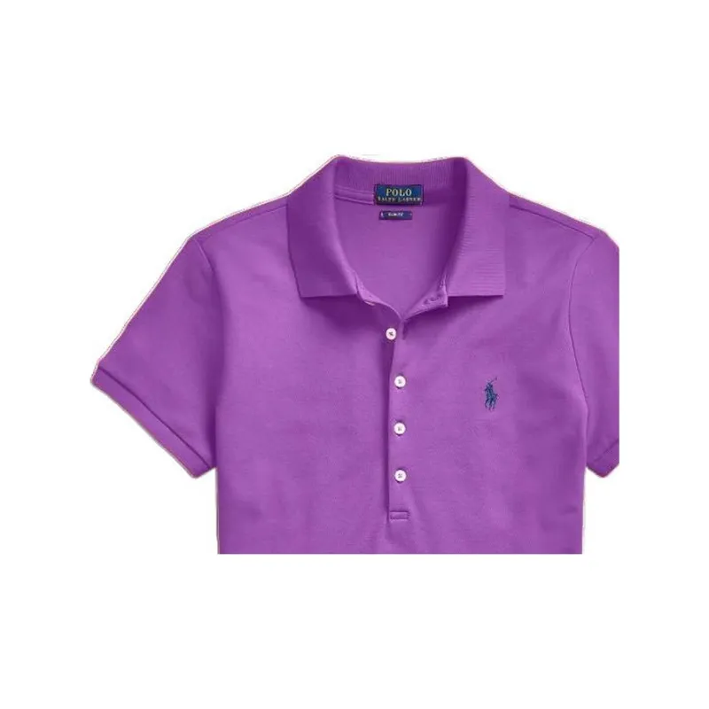 Polo Ralph Lauren SS22 Polo Shirt Women's Purple-4