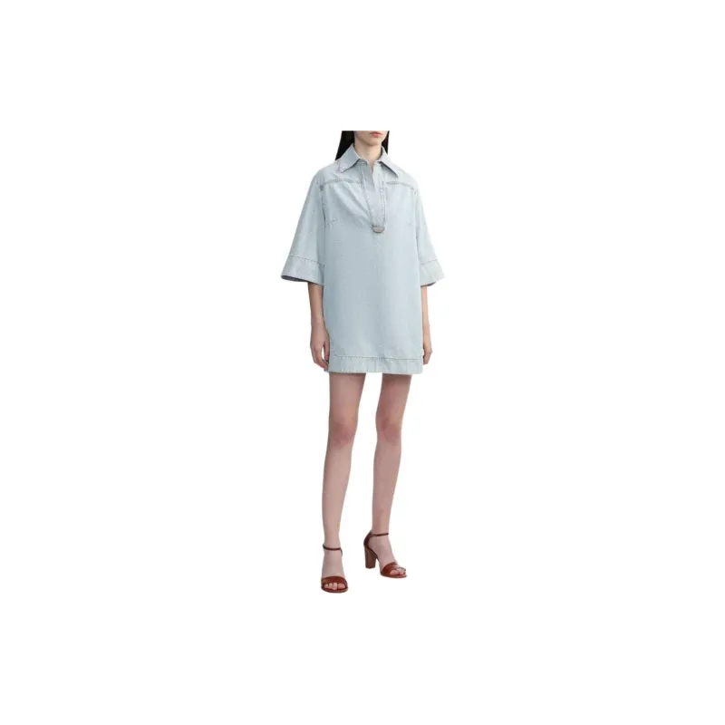 Zimmermann August Denim Minidress-3