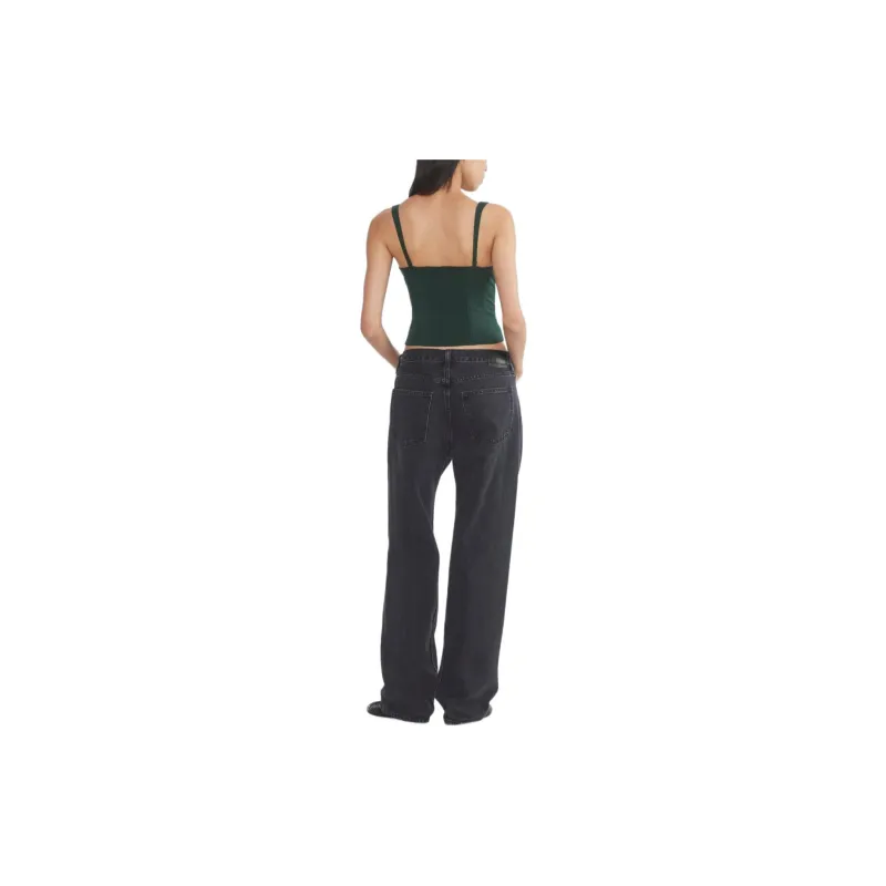 ARITZIA Sunday Best Roulade Top Camisole Women's Scarab/Scarab Beetle Color-1