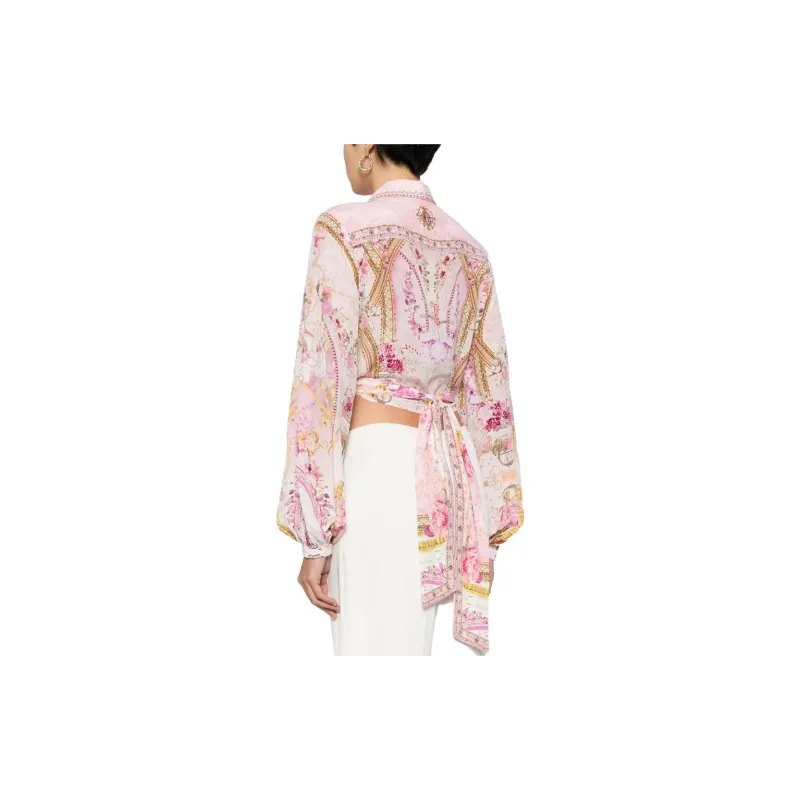 Camilla Fresco Fairytale print Silk Shirt-2