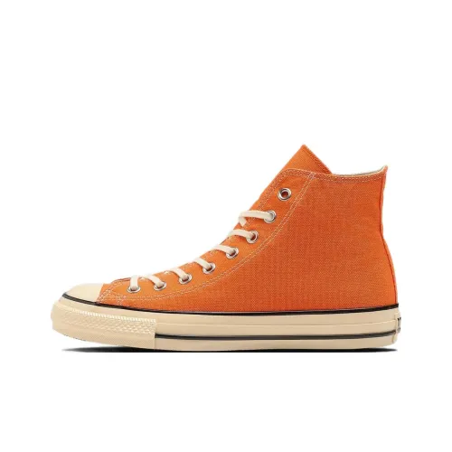 Converse All Star Anti Slip Wear Resistant High Top Canvas Shoes Unisex Orange
