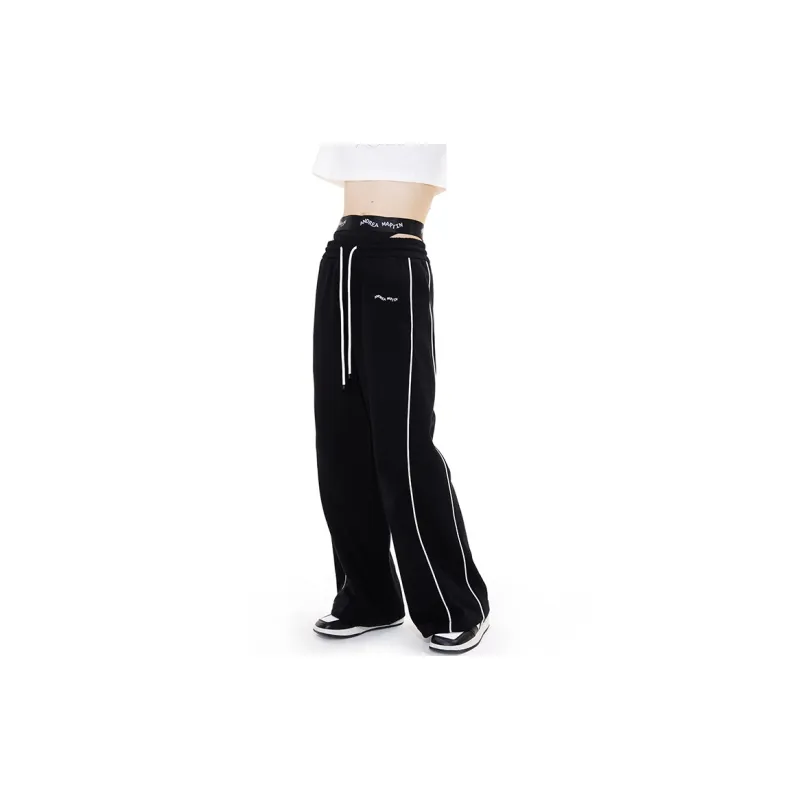 ANDREA MARTIN Casual Pants Women's Black-3