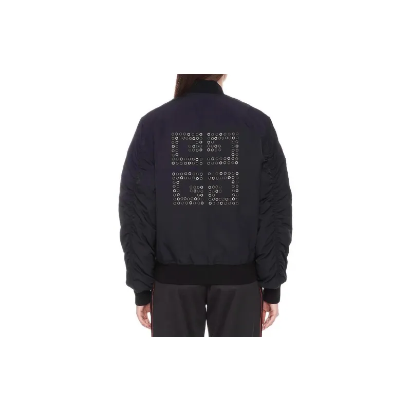 Givenchy Eyelet Logo Bomber Jacket-3