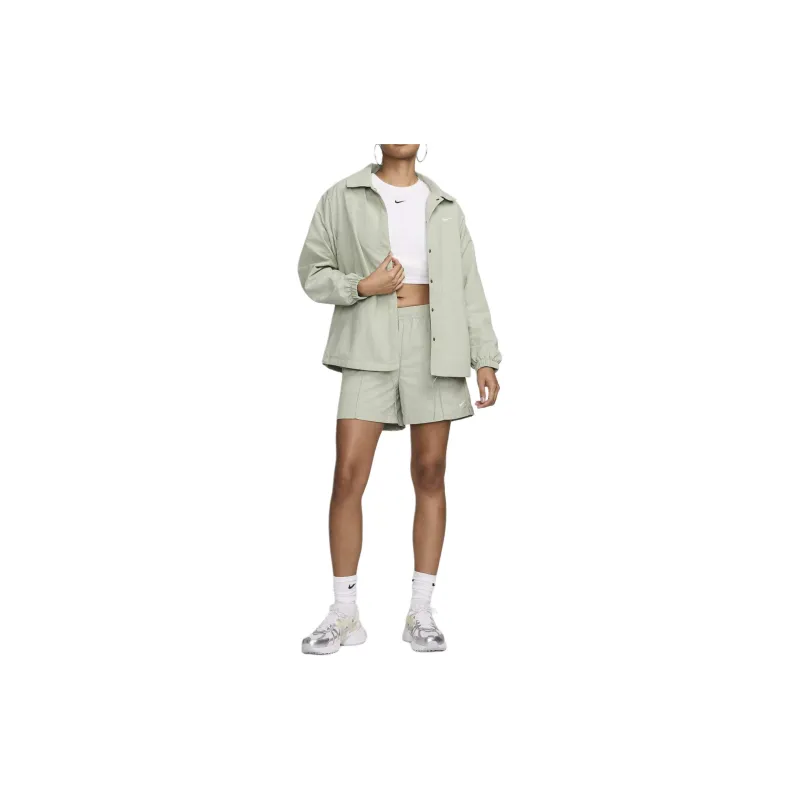 Nike Sportswear Essentials Series Jackets Coats Women's Emerald Horizon/Sailboat-2