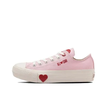 Converse All Star Anti Slip Wear Resistant Low Top Canvas Shoes Unisex Pink