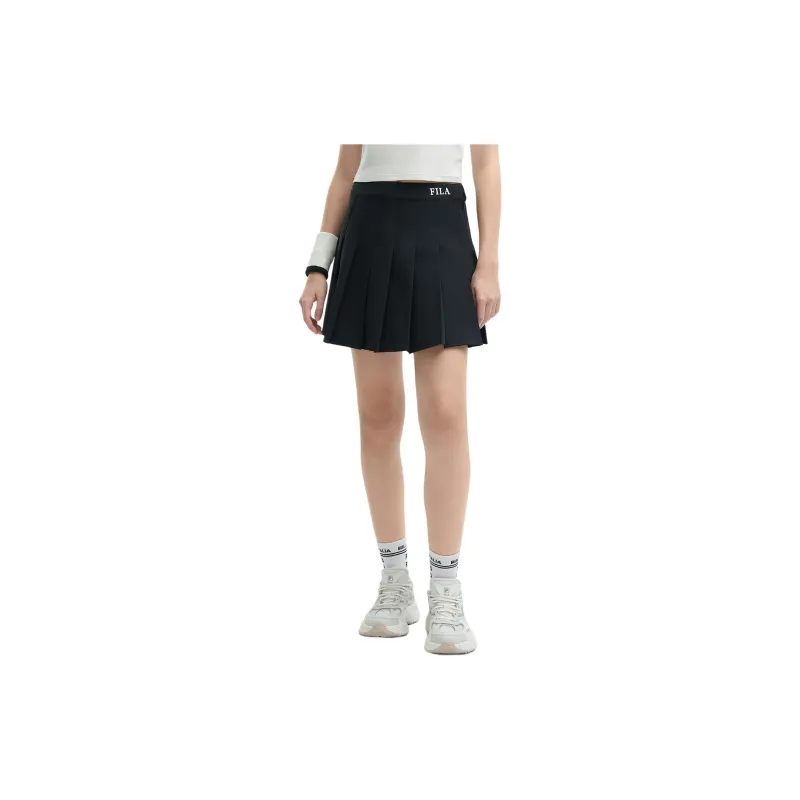 FILA ORIGINALE SS24 Casual Short Skirts Women's Jet Black-3