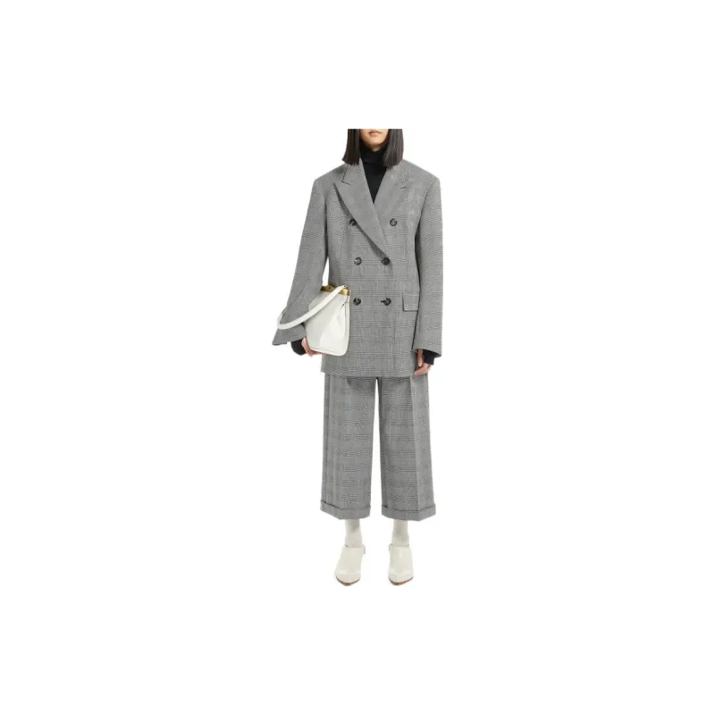 SportMa FW22 Business Suit Coat Women's Gray-1