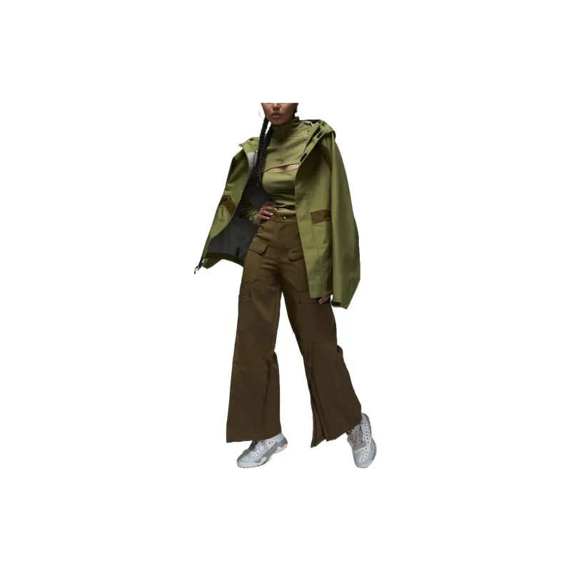 JORDAN 23 Engineered 'Olive Green' Long sleeve Top-2