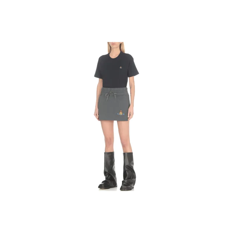 Vivienne Westwood Casual Short Skirts Women's Gray-1