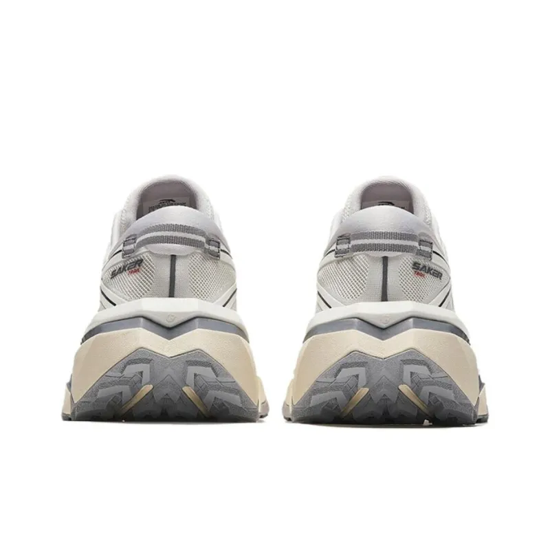 Anta Falcon Hunting Slip Resistant Cushioning Low Top Trail Running Running Shoes Men's Beige-3