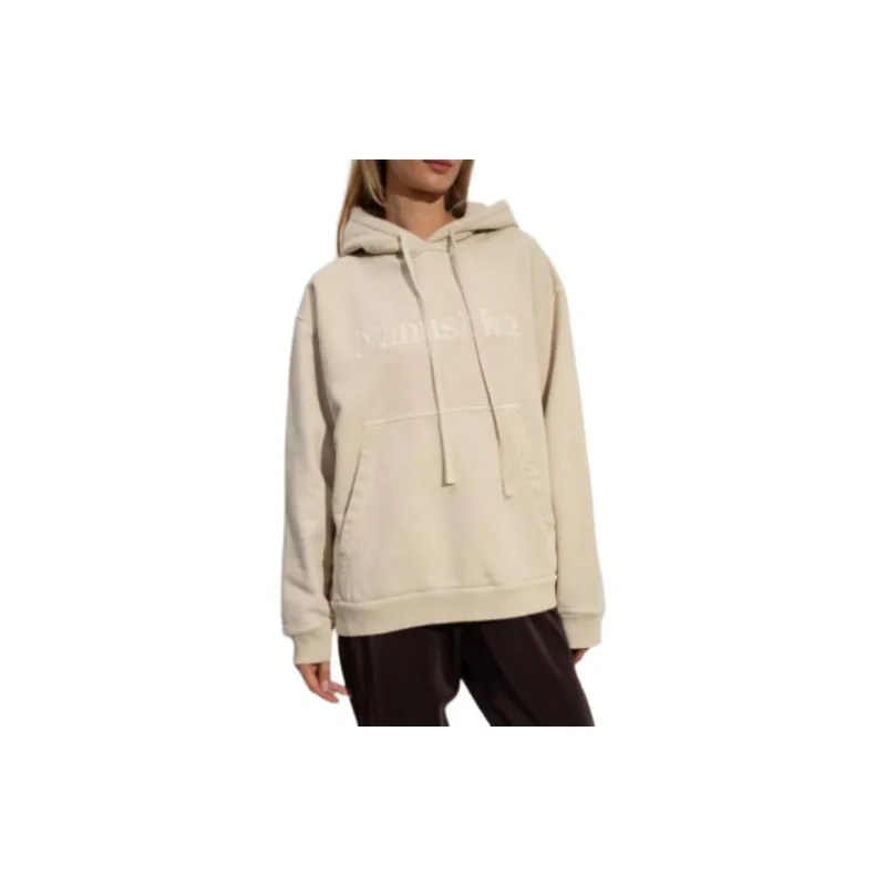 NANUSHKA Logo Embroidered Drawstring Hoodie-3