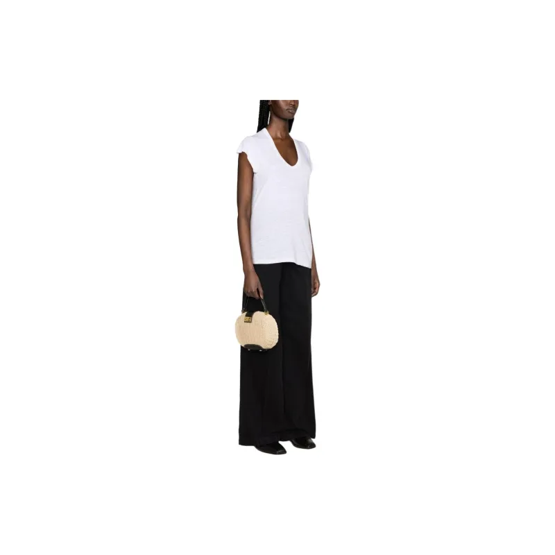 ISABEL MARANT ETOILE Zankou Linen T shirt-2