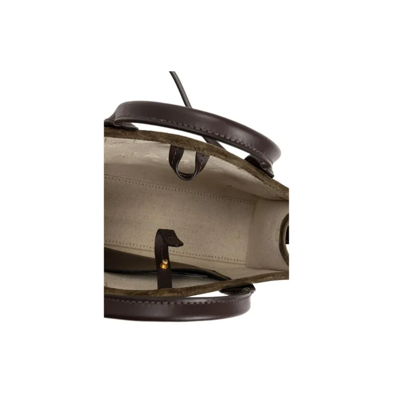 BALMAIN B Army Logo Detailed Small Tote Bag-4