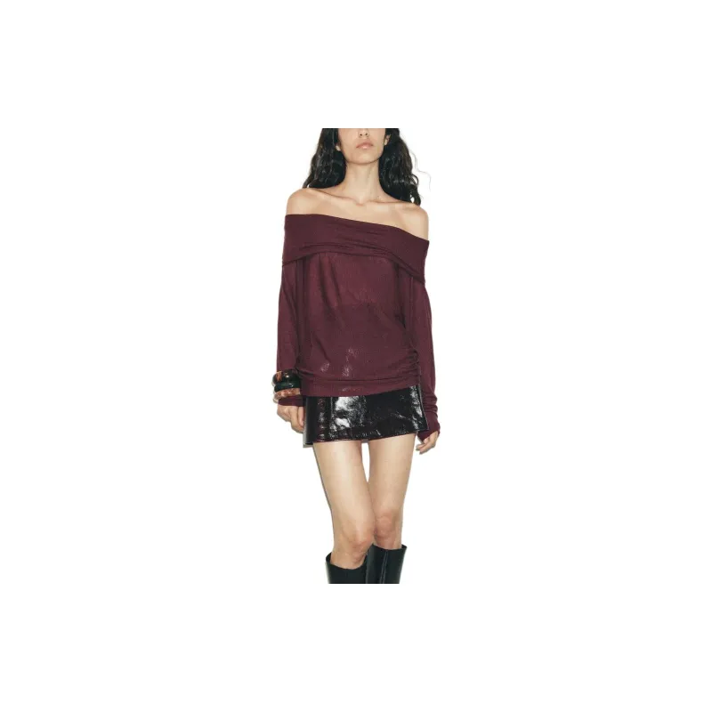 ZARA Sweaters Women's Dark Red-2